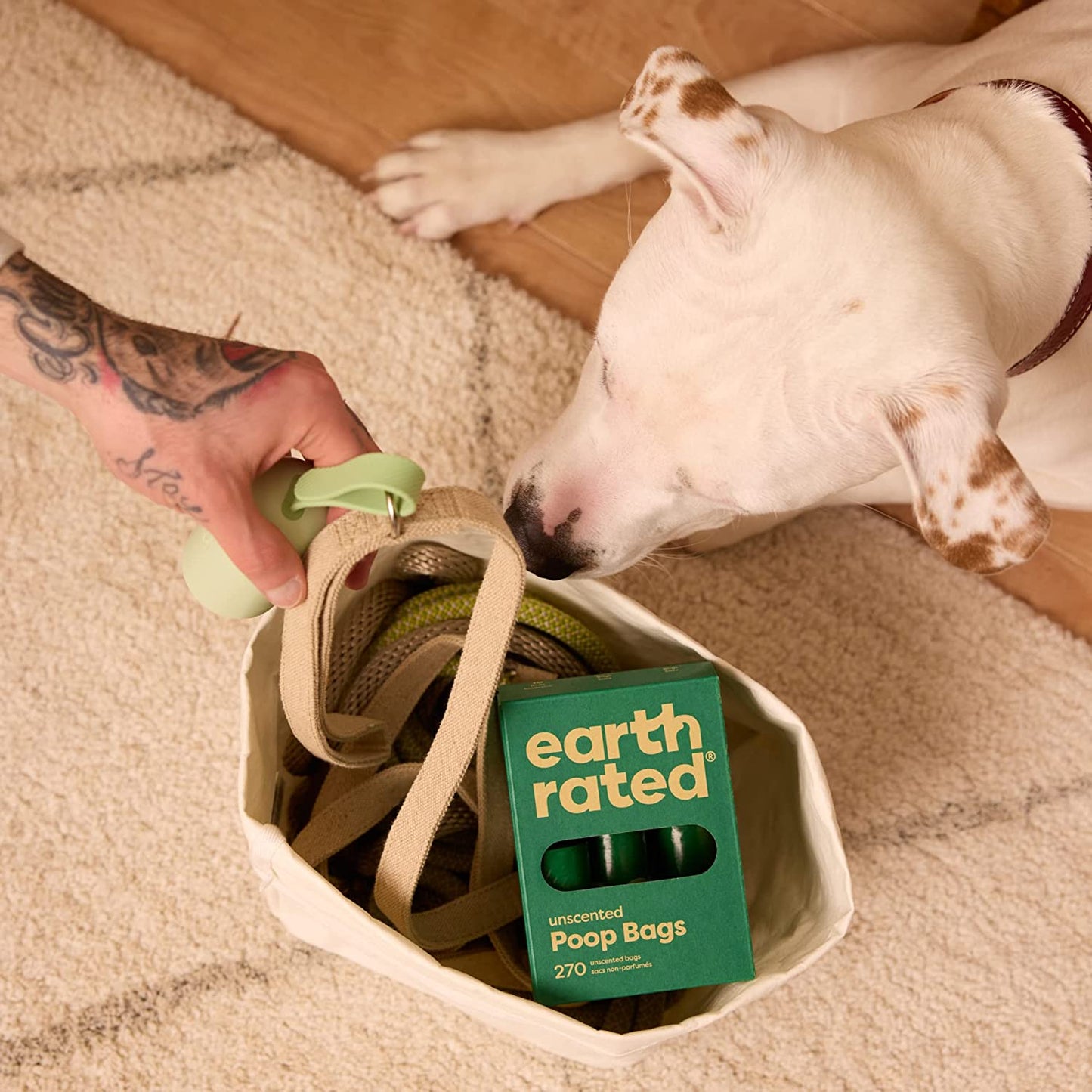 Earth Rated Dog Poo Bags – Unscented, 270 Count (UK)