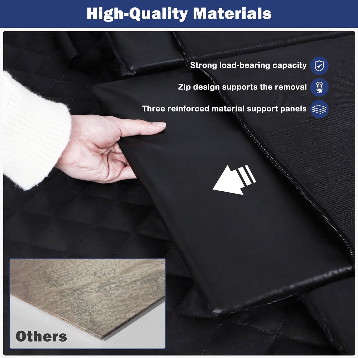 Flatbed Back-Seat Extender (M/L, Hard Base, Door Protection) | HappyPawsCo UK