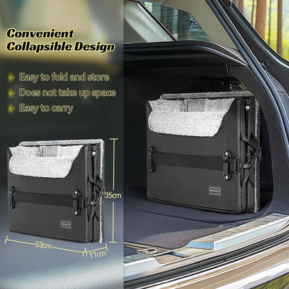 Elevated View Dog Booster Seat – Black (M, Harness Clips, Up to 11kg) | HappyPawsCo UK