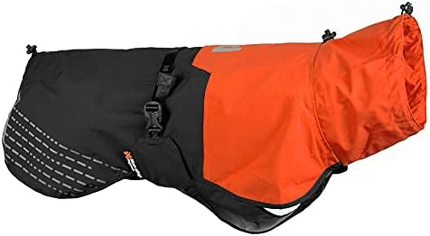 Fjord Raincoat, Black/Orange - 60