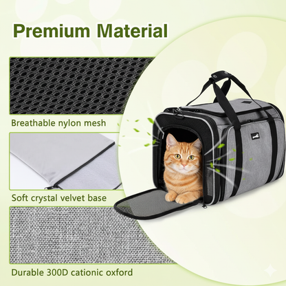 Pecute Expandable Cat Carrier