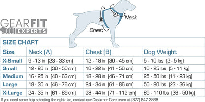 Enhanced Strength Tru-Fit Dog Car Harness, Crash Tested, Steel Nesting Buckles, Includes Seatbelt Tether, Medium-Black