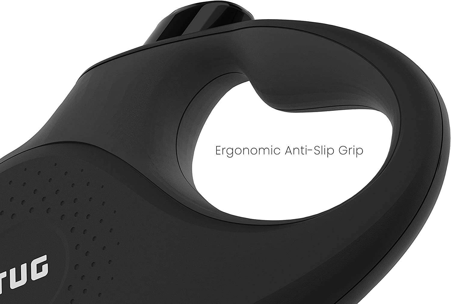 360° Tangle-Free Retractable Dog Lead for up to 25 Kg Dogs | 5 M Strong Nylon Tape/Ribbon (Medium, Black)