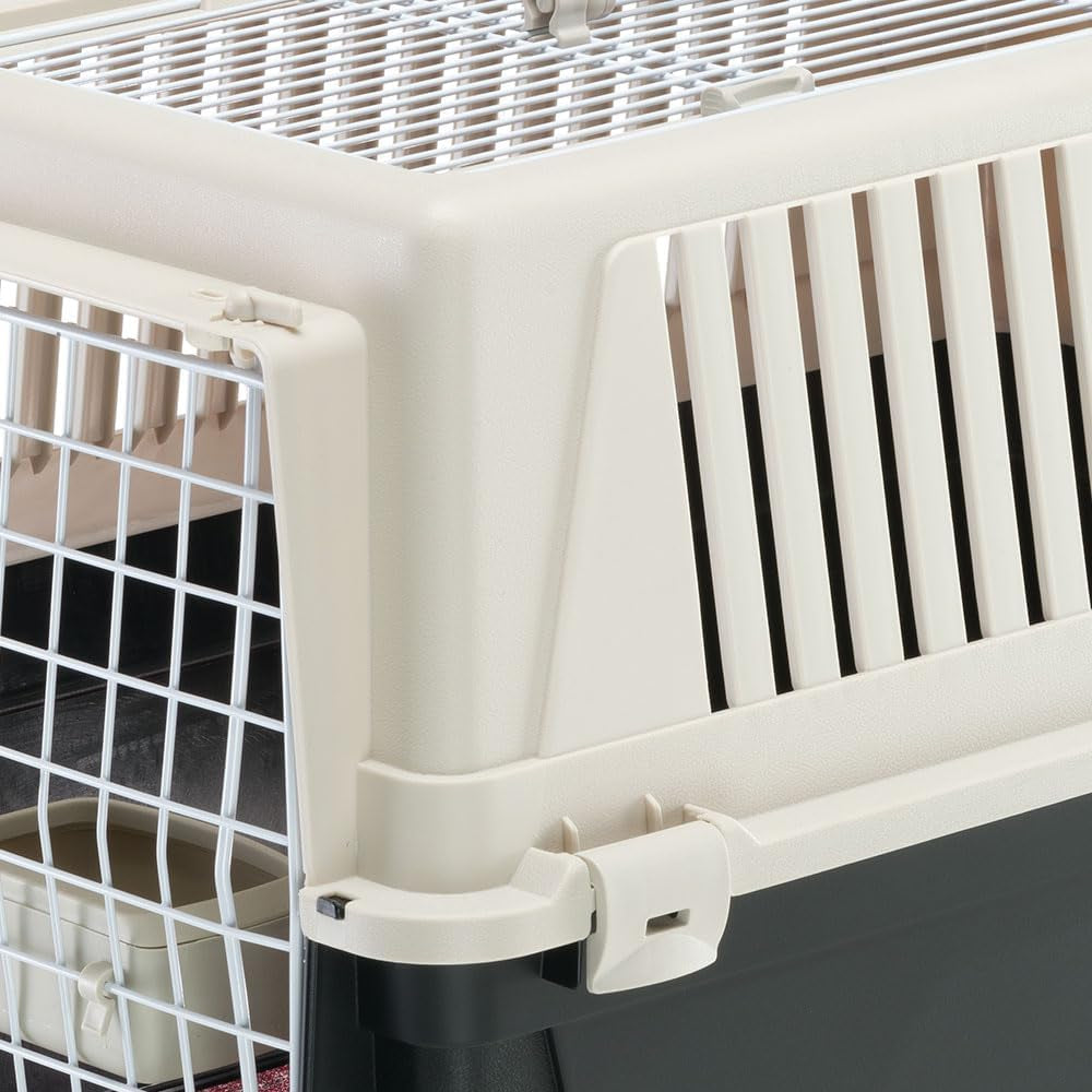 Cat Carrier Small Dog Carrier, Double Opening, Secure, Practical, Easy to Clean, Durable Pet Travel Box up to 5 Kg, Includes Cushion, 48 X 32.5 X H 29 Cm.