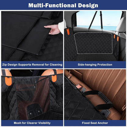 Flatbed Back-Seat Extender (M/L, Hard Base, Door Protection) | HappyPawsCo UK